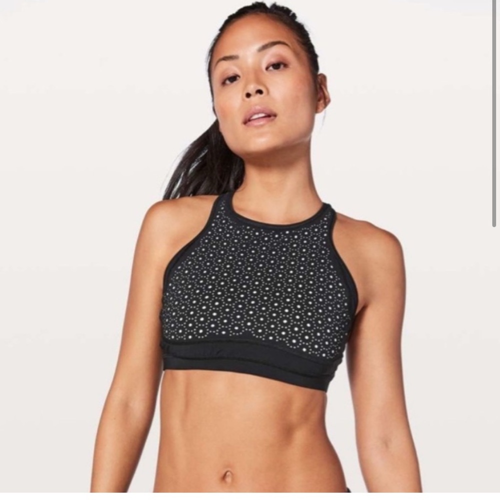 Lululemon Color Me Quick Women’s  Black Sports Bra